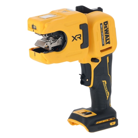 DEWALT tool for photography, model DCE154N and DCE154N-XJ. Compact, yellow and black cordless device.