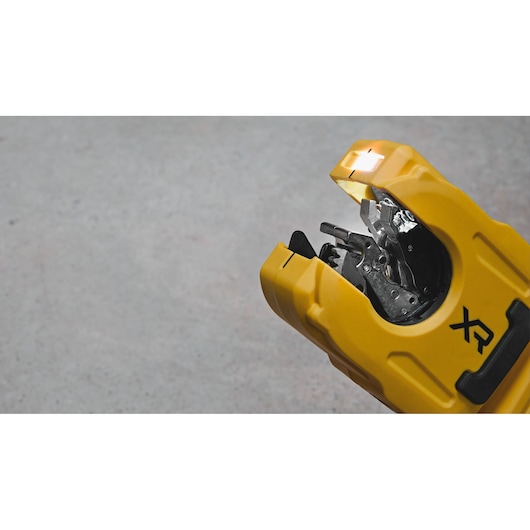 DEWALT DCE154N, DCE154N-XJ photography tool close-up, yellow body, XR logo visible.