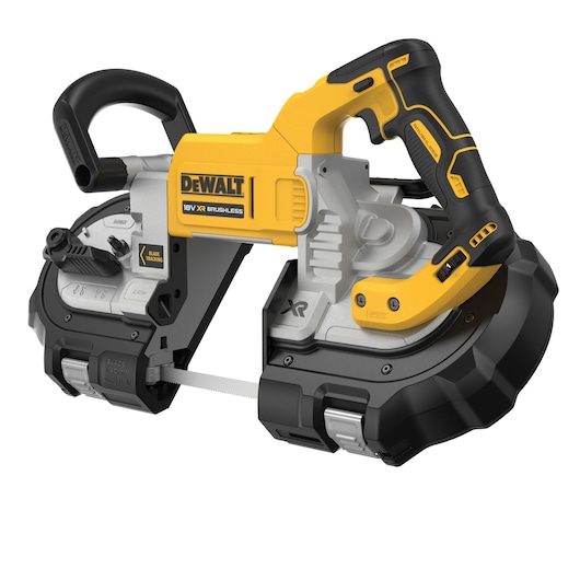 DEWALT DCS374N, DCS374N-XJ XR bandsaw, yellow-black, for photography category.
