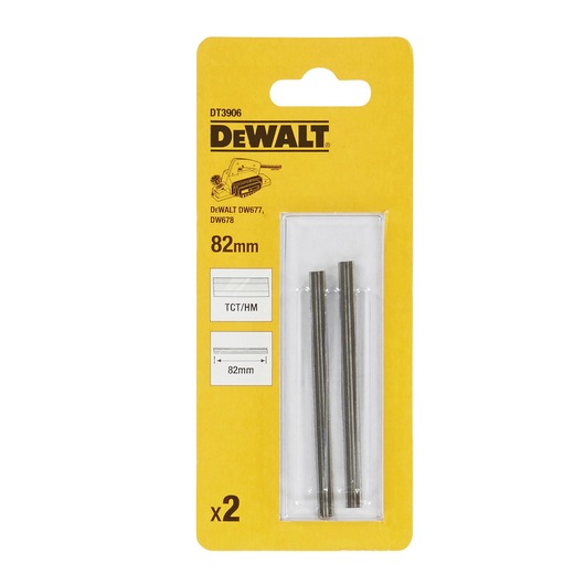 82mm TCT ve Ters Çevrilebilir Karbür Planya Bıçakları / DW677, DW678K, DW678EK and DW680K Uyumlu