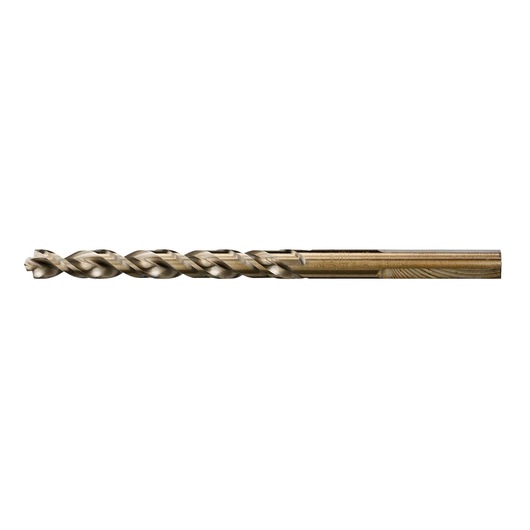 Metal drill bit with spiral flutes, designed for precise drilling tasks. DEWALT DT5561, single bit shown.