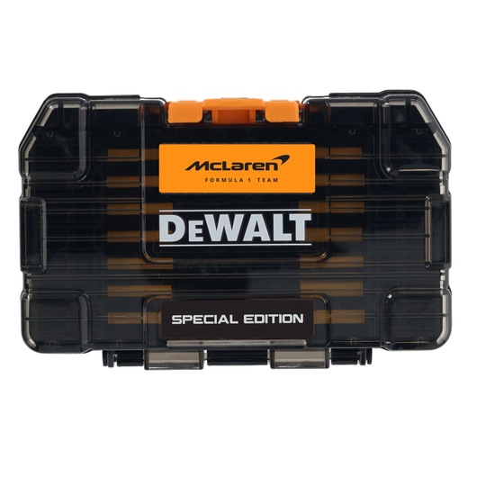 DEWALT DT70902T, DT70902T-QZ photography case, McLaren F1 Team Special Edition, black with orange details.