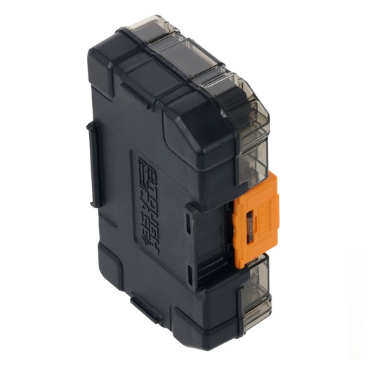 DEWALT black storage case for photography, SKUs DT70902T, DT70902T-QZ.