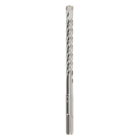 A close-up image of a DEWALT DT8929 metal drill bit with a spiral flute design, shown upright on a white background.