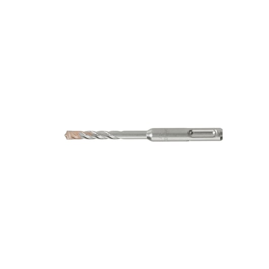 A single DEWALT SDS-Plus masonry drill bit with a spiraled shaft and a carbide tip, designed for drilling into concrete, brick, and other masonry materials. The model number is DT9524.