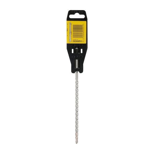 A single DEWALT DT9526 masonry drill bit shown in retail packaging, with a yellow label and barcode at the top. The drill bit features a spiral fluted design and a pointed tip suitable for use with rotary drills.