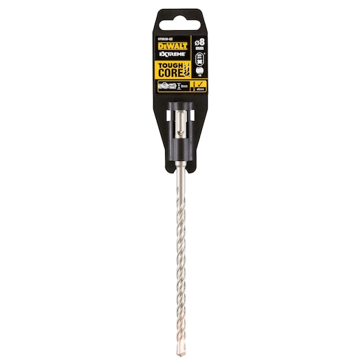 DEWALT Extreme Tough Core drill bit, 8mm, in retail packaging.