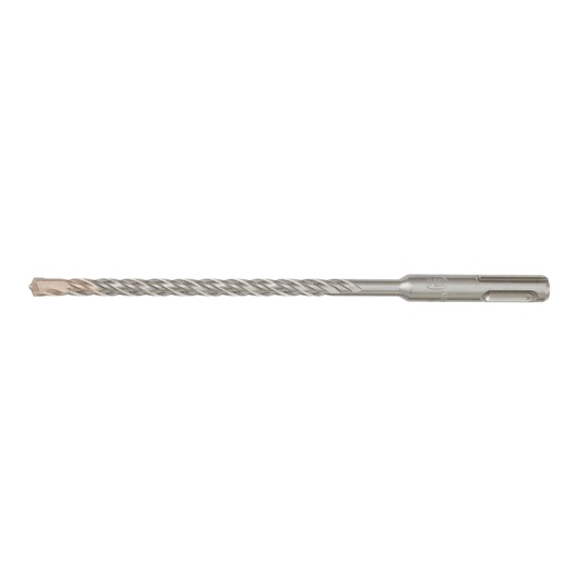 A single metal masonry drill bit with a spiral fluted shaft and an SDS Plus shank, used for drilling into concrete or brick.